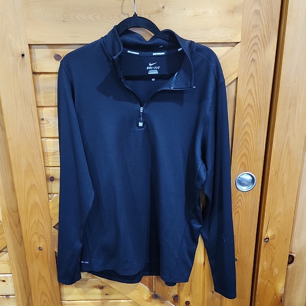 Nike Black Performance Quarter-Zip Top